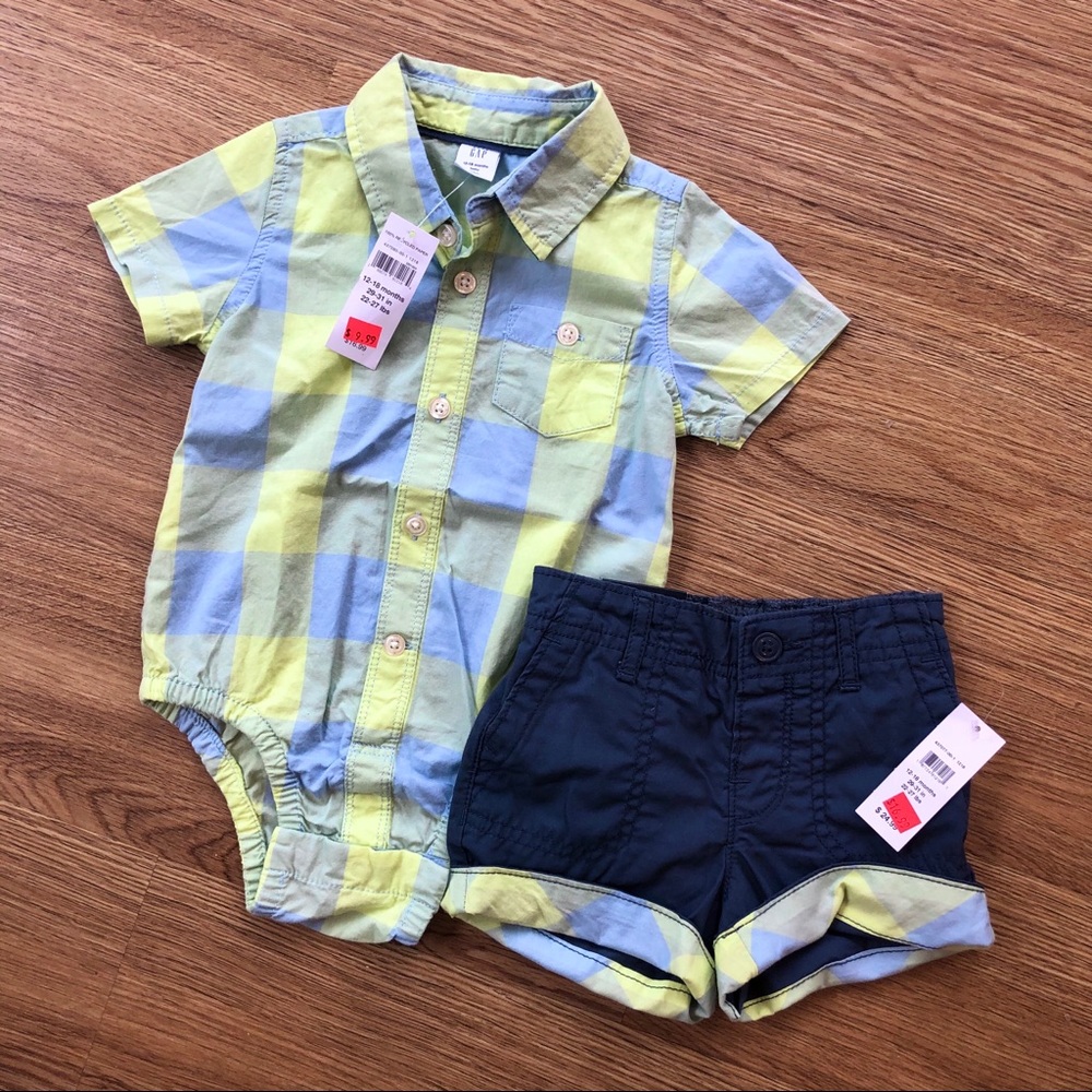 GAP boys outfit 12-18 Months